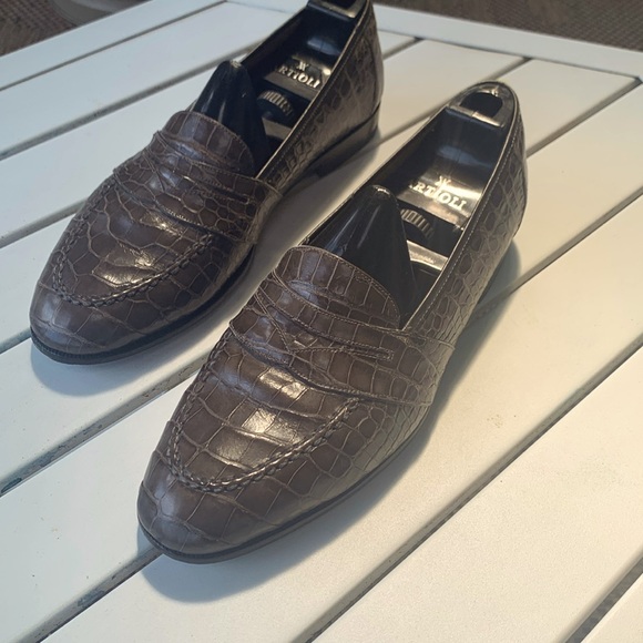 Giorgio’s Palm Beach Alligator Leather Men’s dress shoes - Picture 1 of 9